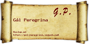 Gál Peregrina névjegykártya
